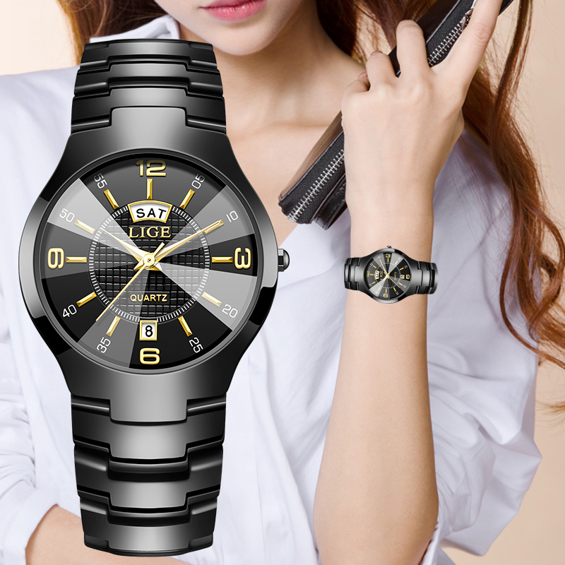 Fashion Women Watch - LIGE Jam Tangan Wanita Elegan Modis