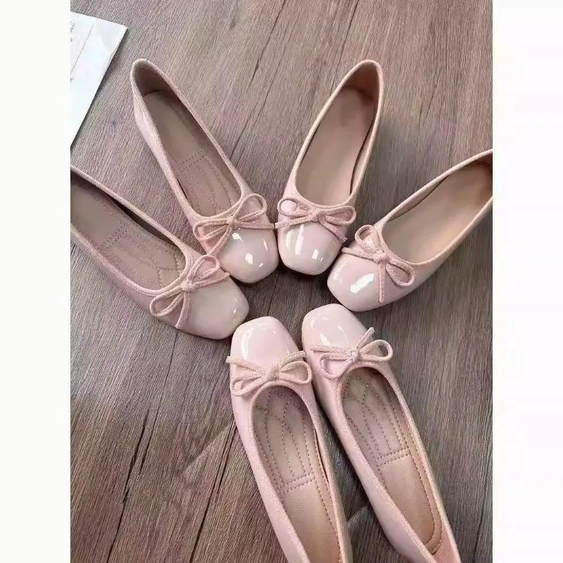 Women'S Fashion Walking Shoes - Sepatu Ballet Wanita Model Flat, Ujung