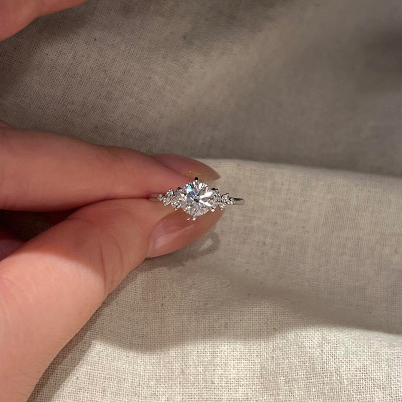 Women'S Fashion Petite - Cincin perak sterling S925 edisi pelajar