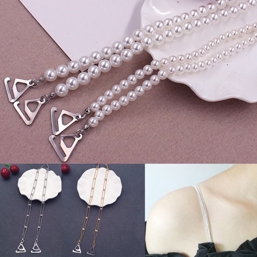 Women'S Fashion Underwear - Tali Bra Logam Fashion Anti-Selip Mutiara,