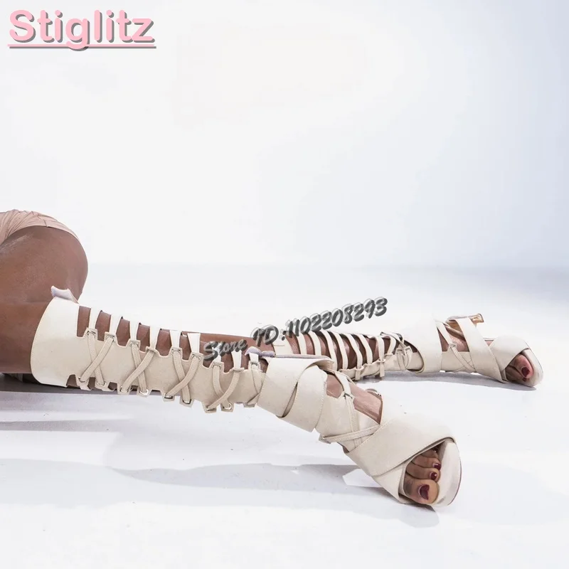 Women'S Fashion Belts - Sandal Romawi Retro dengan Tali Silang,