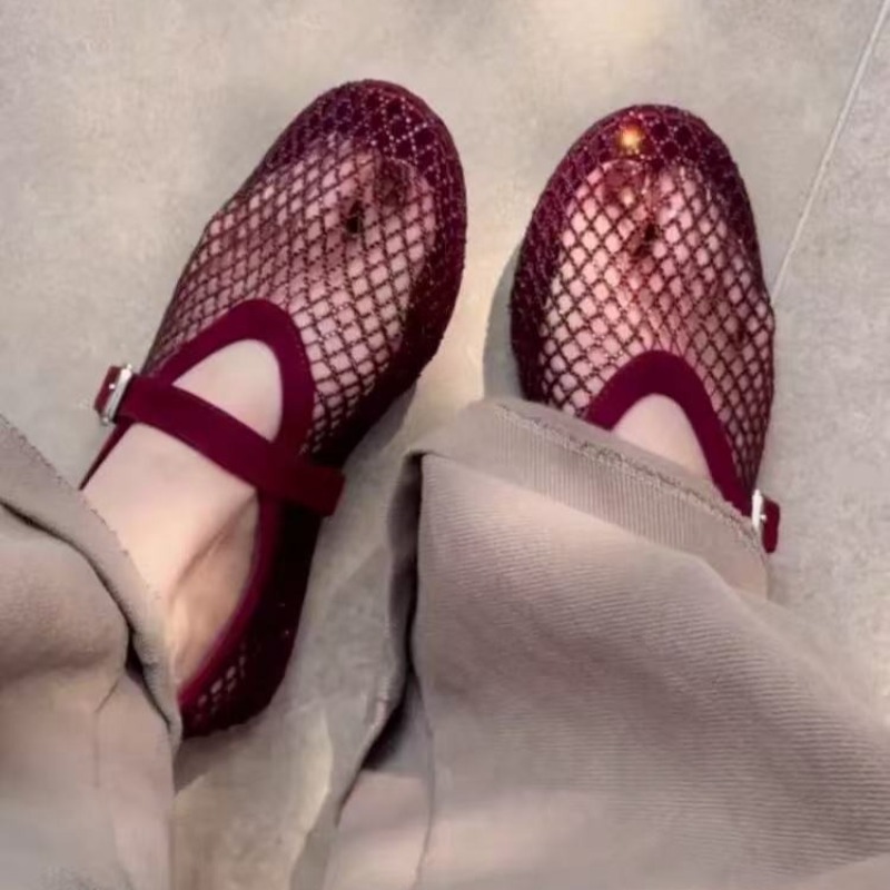 Women Fashion Heels - Sandal Baotou Berhias Rhinestone Wanita 2026