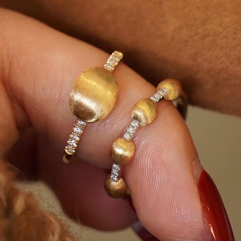 Aazuo Perhiasan Antik Modis Ci - Women'S Fashion Rings Gold ulasan dan harga