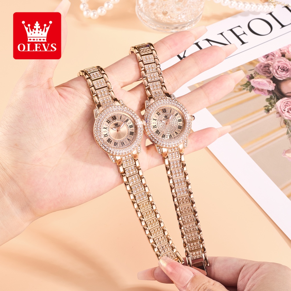 OLEVS Jam Tangan Wanita Mewah  - Fashion Women Watch ulasan dan harga