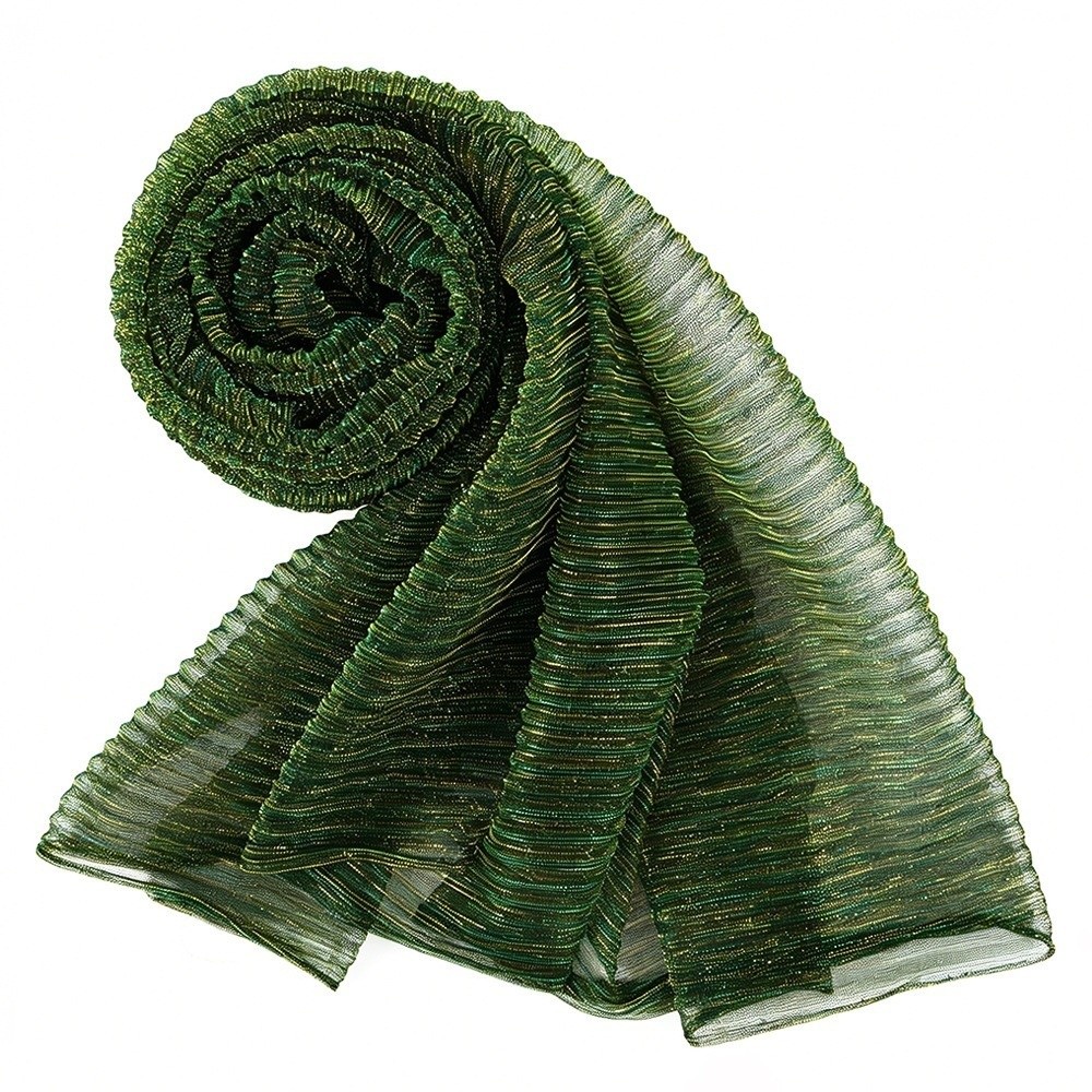 Kerudung Sutra Warna Solid Mod - Women'S Fashion Rings Gold ulasan dan harga