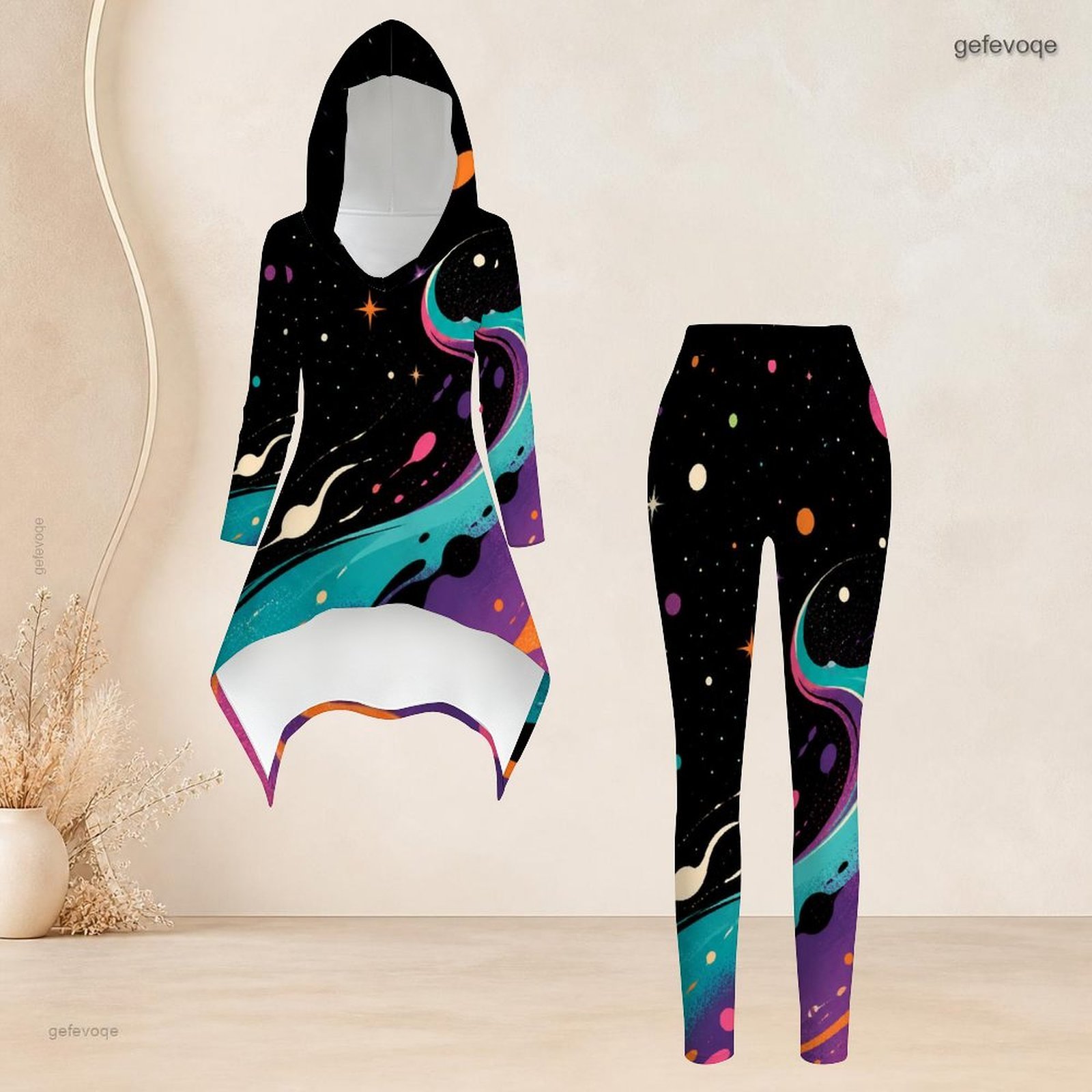 Setelan Kasual Wanita 2 Potong - Women'S Fashion Leggings ulasan dan harga