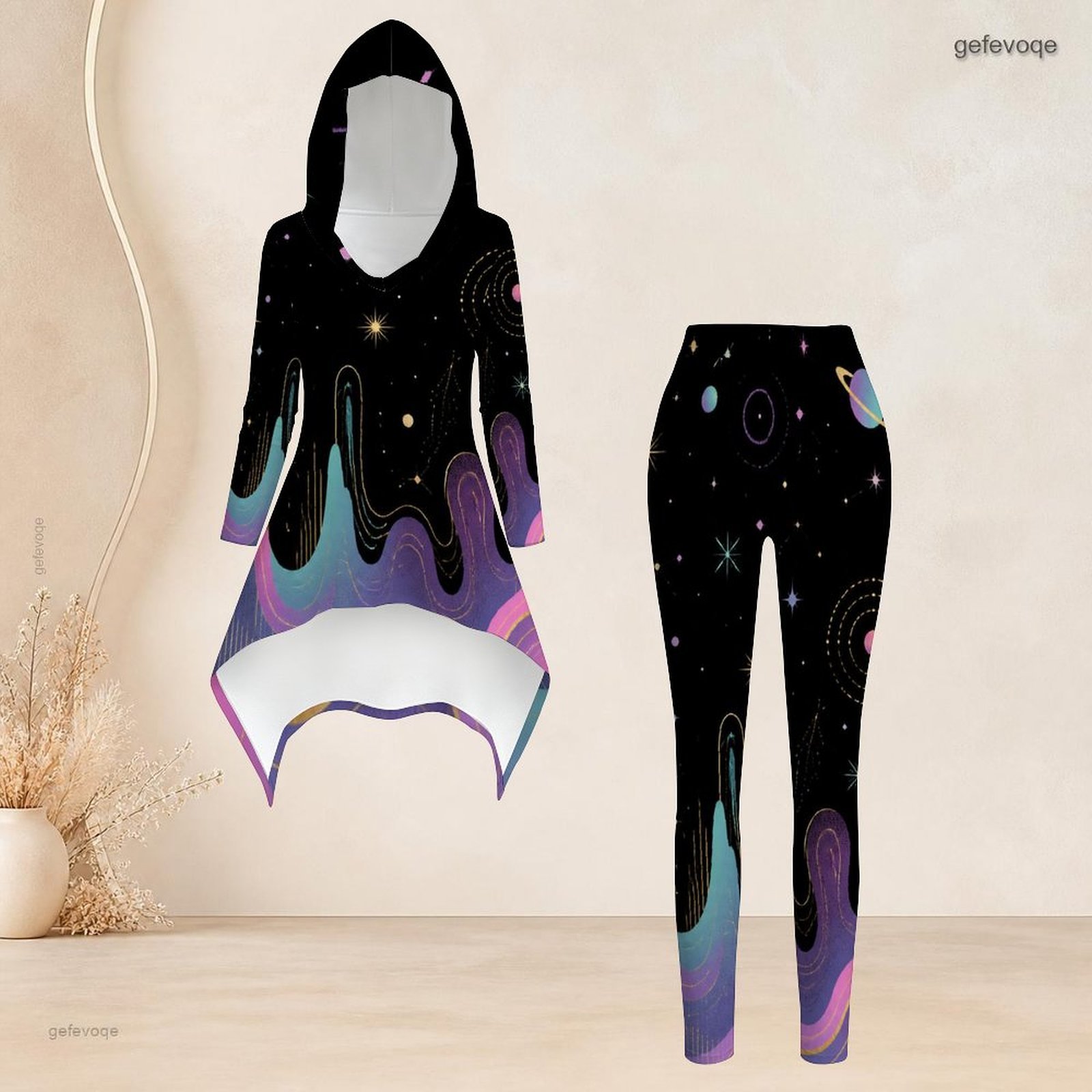 Setelan Kasual Wanita 2 Potong - Women'S Fashion Leggings ulasan dan harga