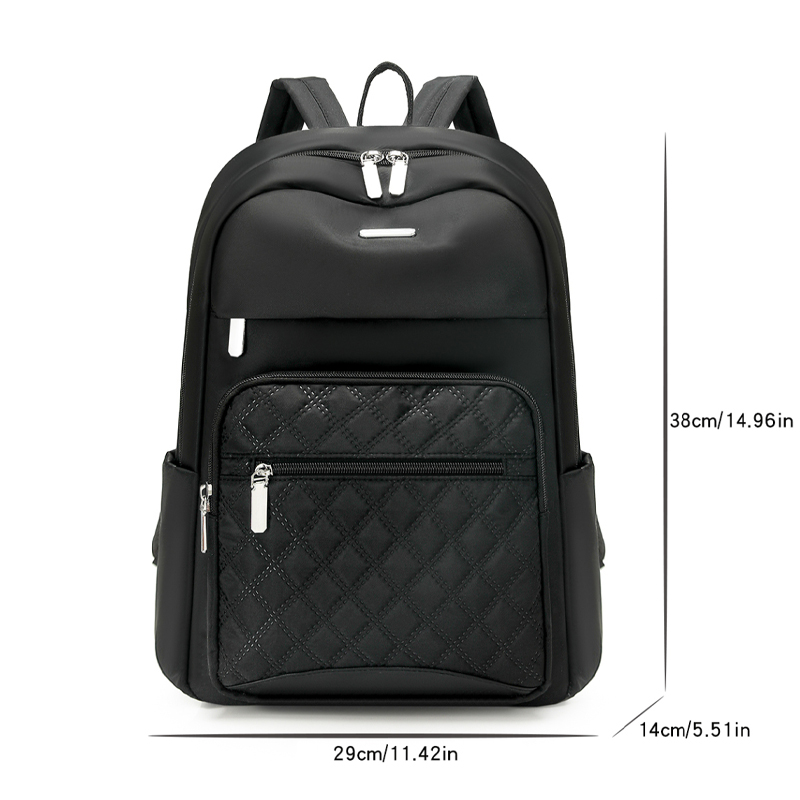 Tas Ransel Wanita Motif Kotak- - Women'S Fashion Backpack ulasan dan harga