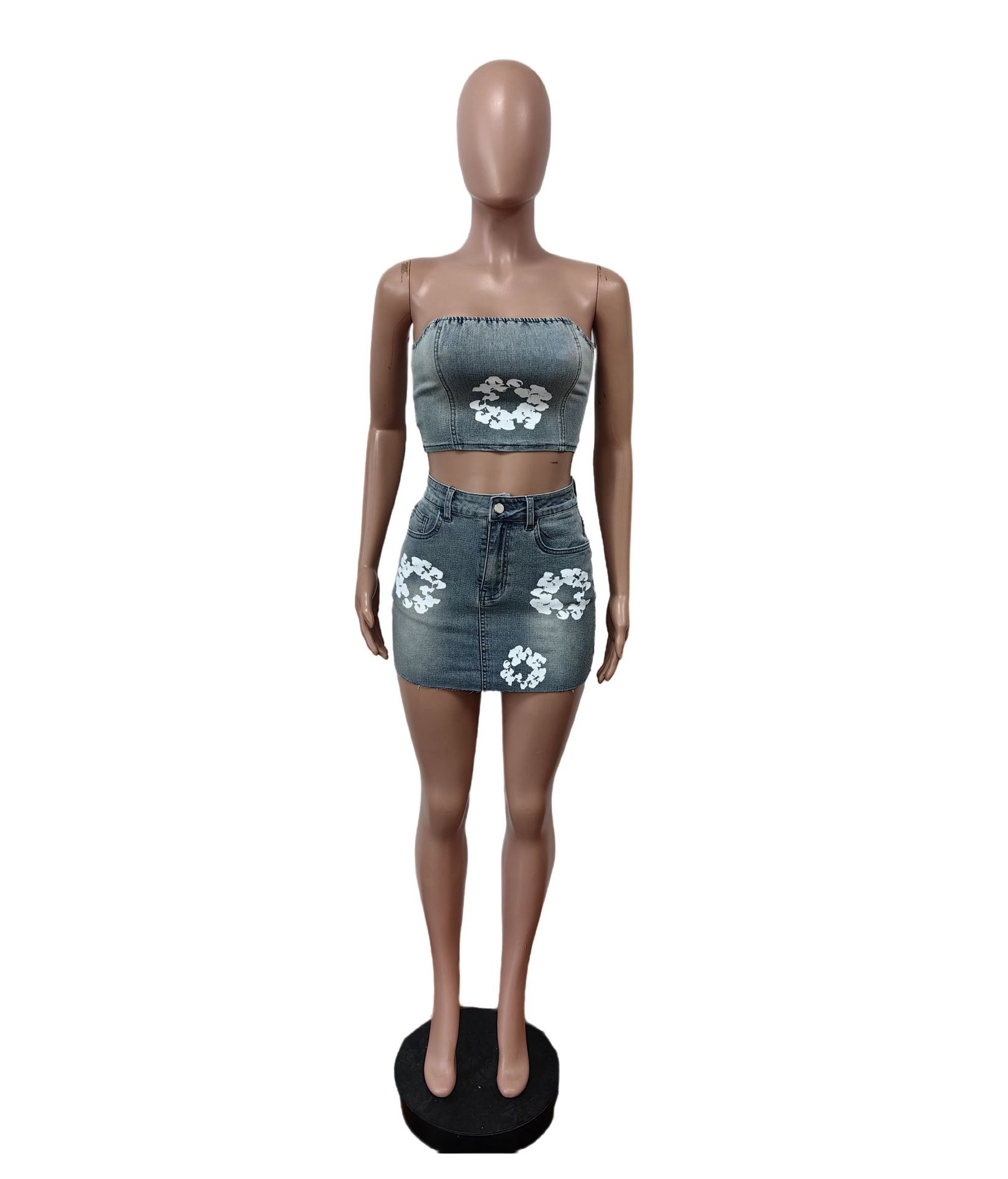 Setelan Denim 2 Potong Wanita  - Denim Shorts Women ulasan dan harga