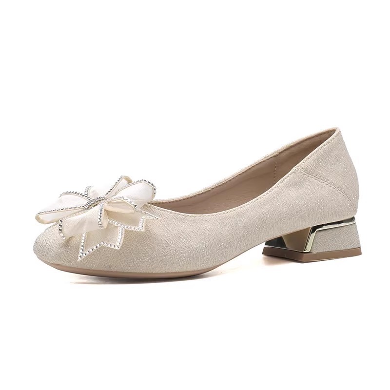 Sepatu Pernikahan Atasan Renda - Women Fashion Heels ulasan dan harga