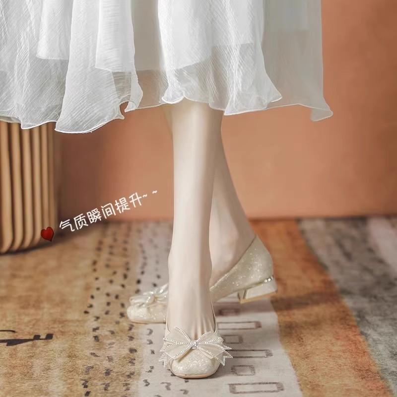 Sepatu Pernikahan Atasan Renda - Women Fashion Heels ulasan dan harga
