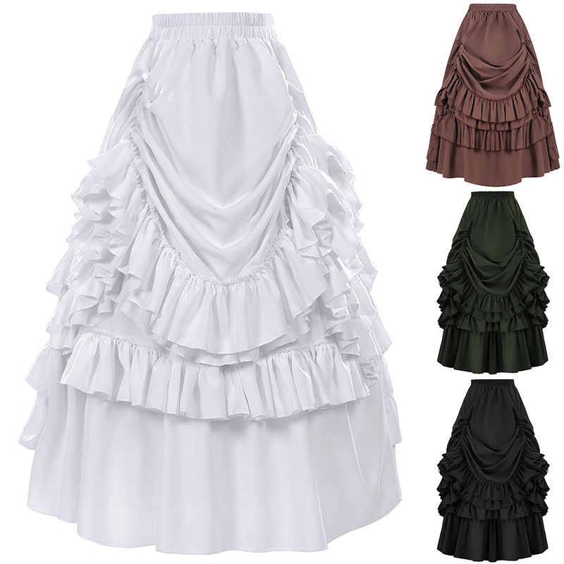 Rok Pendek Gaya Retro Gotik un - Women'S Fashion Renaissance Period ulasan dan harga