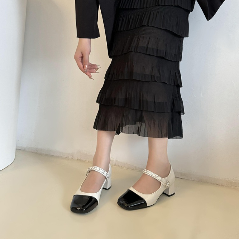 Sepatu Hak Tinggi Tebal Model  - Women Fashion Heels ulasan dan harga