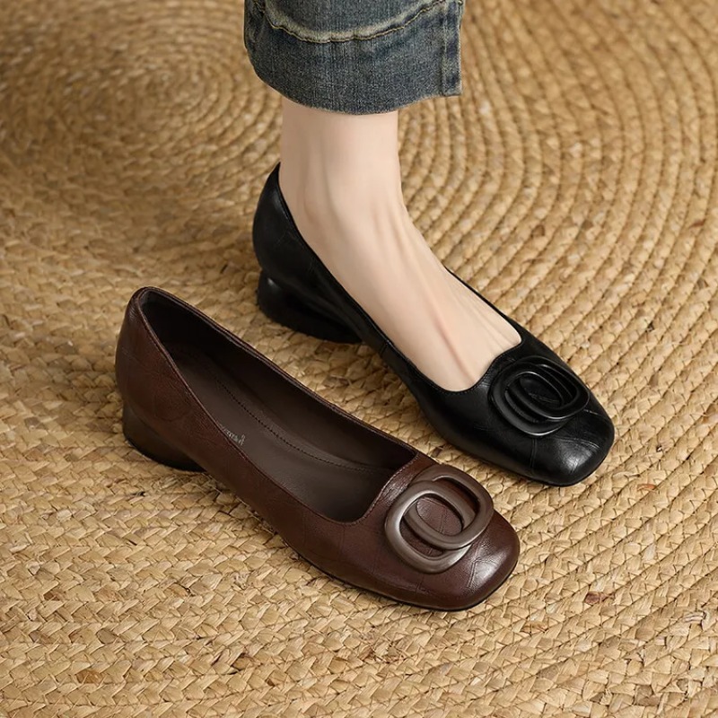 Sepatu Wanita Gaya Prancis, Se - Women Fashion Heels ulasan dan harga