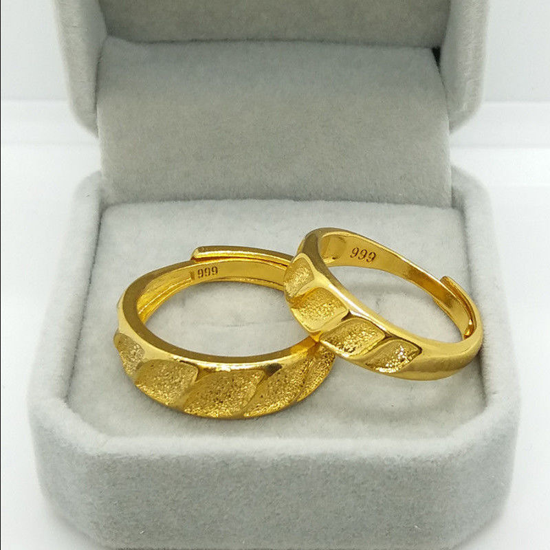 Cincin lapis murni klasik asli - Women'S Fashion Rings Gold ulasan dan harga