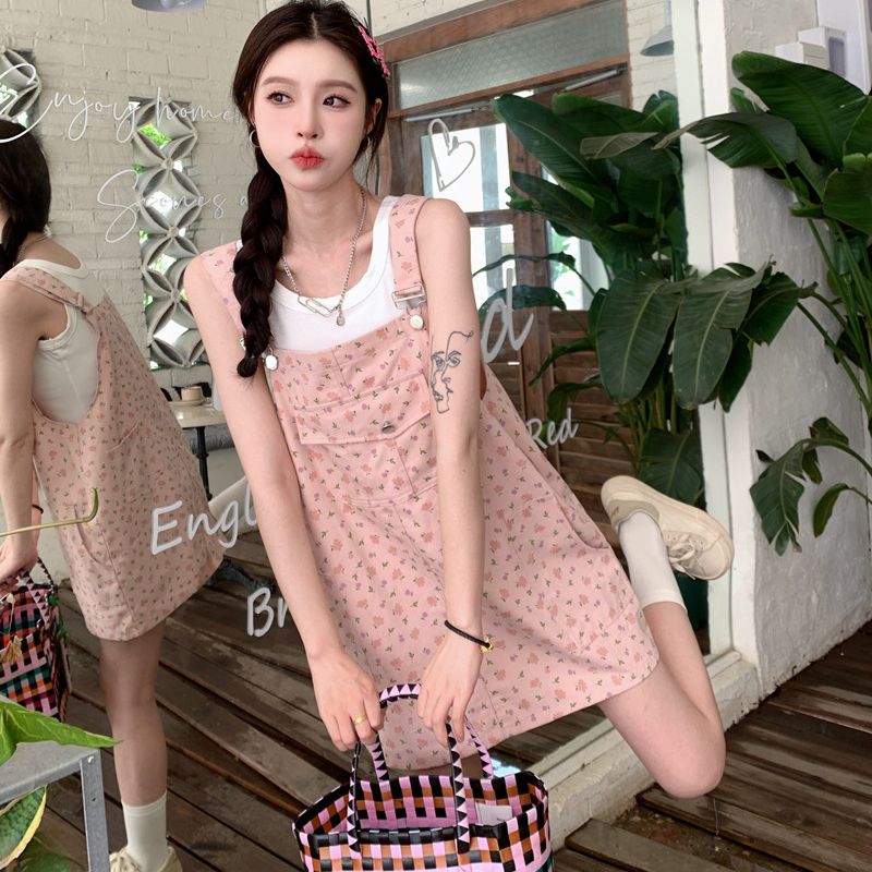 Gaun Denim Overall Lucu Model  - Women'S Fashion Petite ulasan dan harga