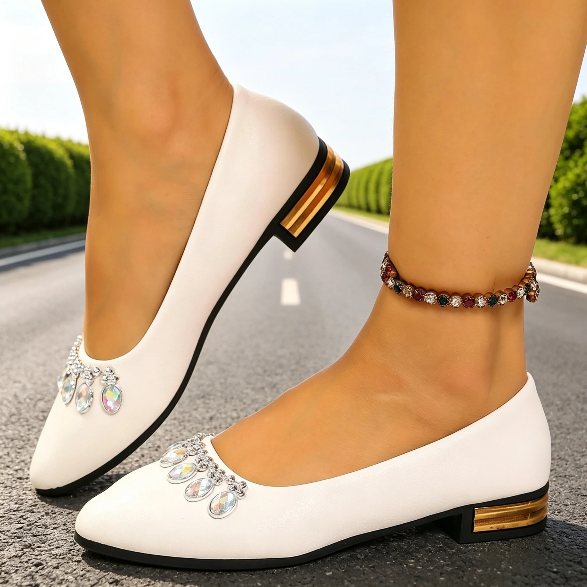 Sepatu Balet Wanita Model Poin - Women Fashion Heels ulasan dan harga