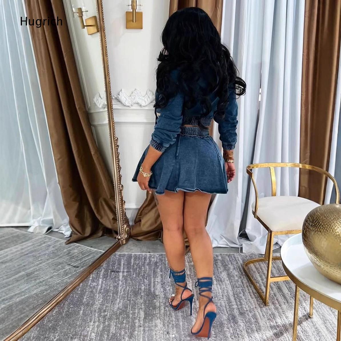 Romper Skort Lengan Panjang Be - Denim Shorts Women ulasan dan harga
