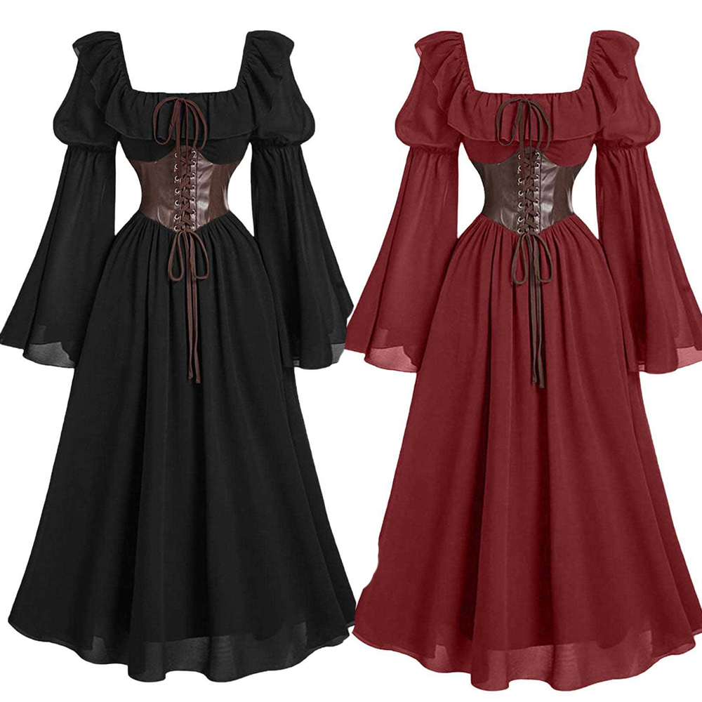 Gaun Panjang Wanita Lengan Pan - Women'S Fashion Renaissance Period ulasan dan harga