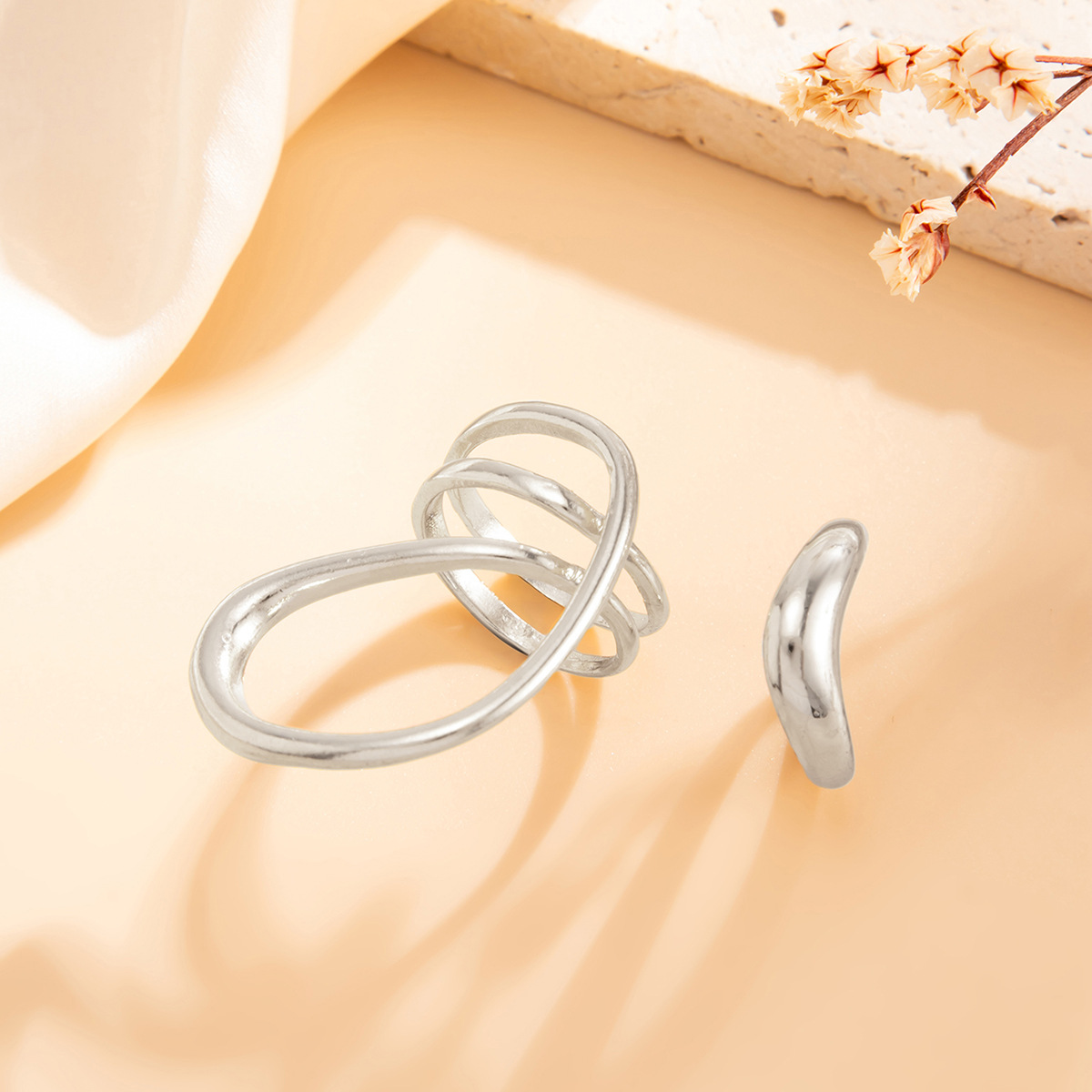 Cincin Kaki Minimalis Emas Ben - Women'S Fashion Rings Gold ulasan dan harga