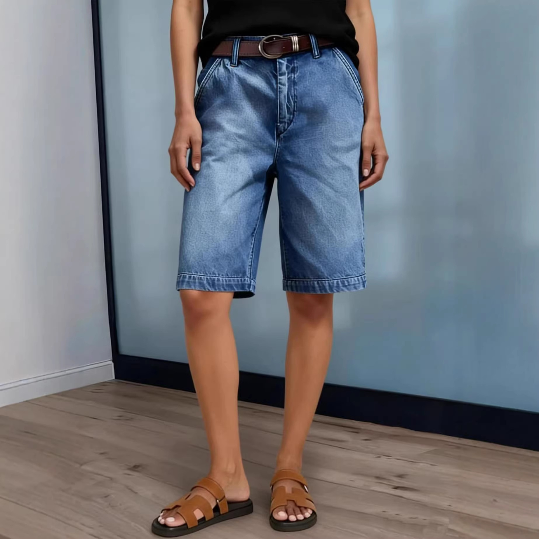 Celana Pendek Denim Wanita Sep - Denim Shorts Women ulasan dan harga