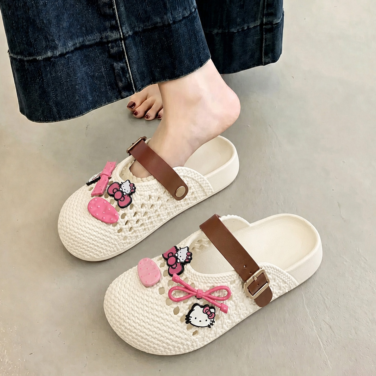 Sandal wanita musim panas deng - Women'S Fashion Walking Shoes ulasan dan harga