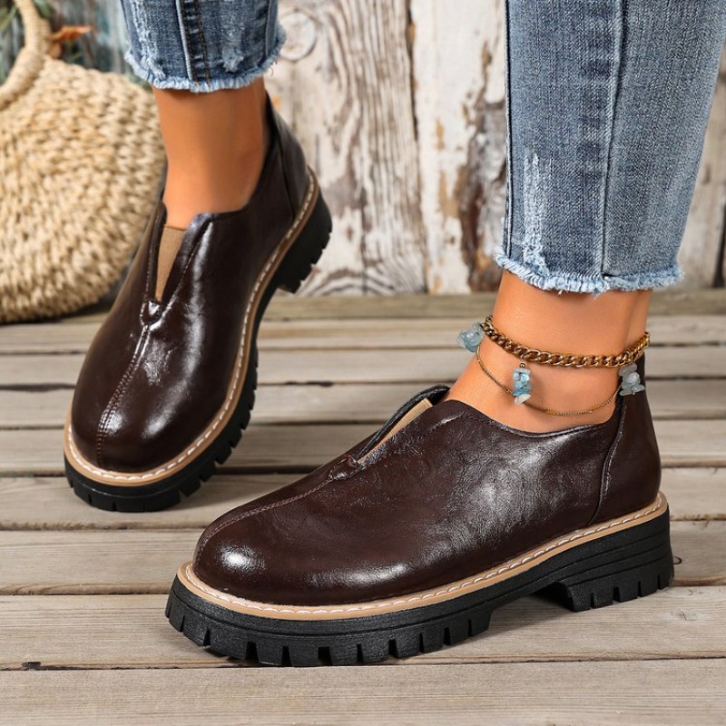 Sepatu Wanita Gaya Retro Inggr - Women Fashion Heels ulasan dan harga