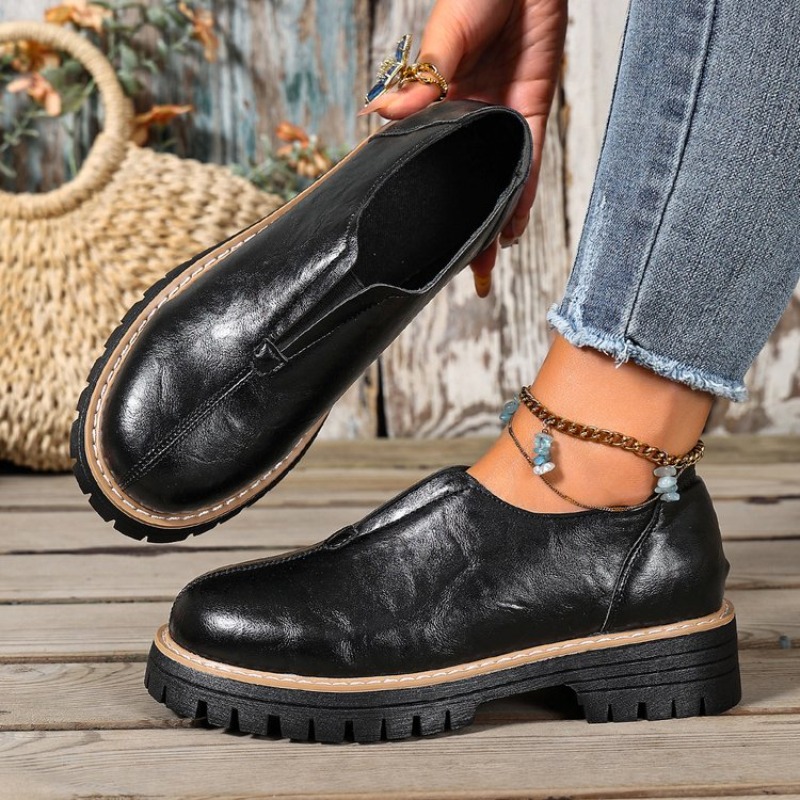 Sepatu Wanita Gaya Retro Inggr - Women Fashion Heels ulasan dan harga