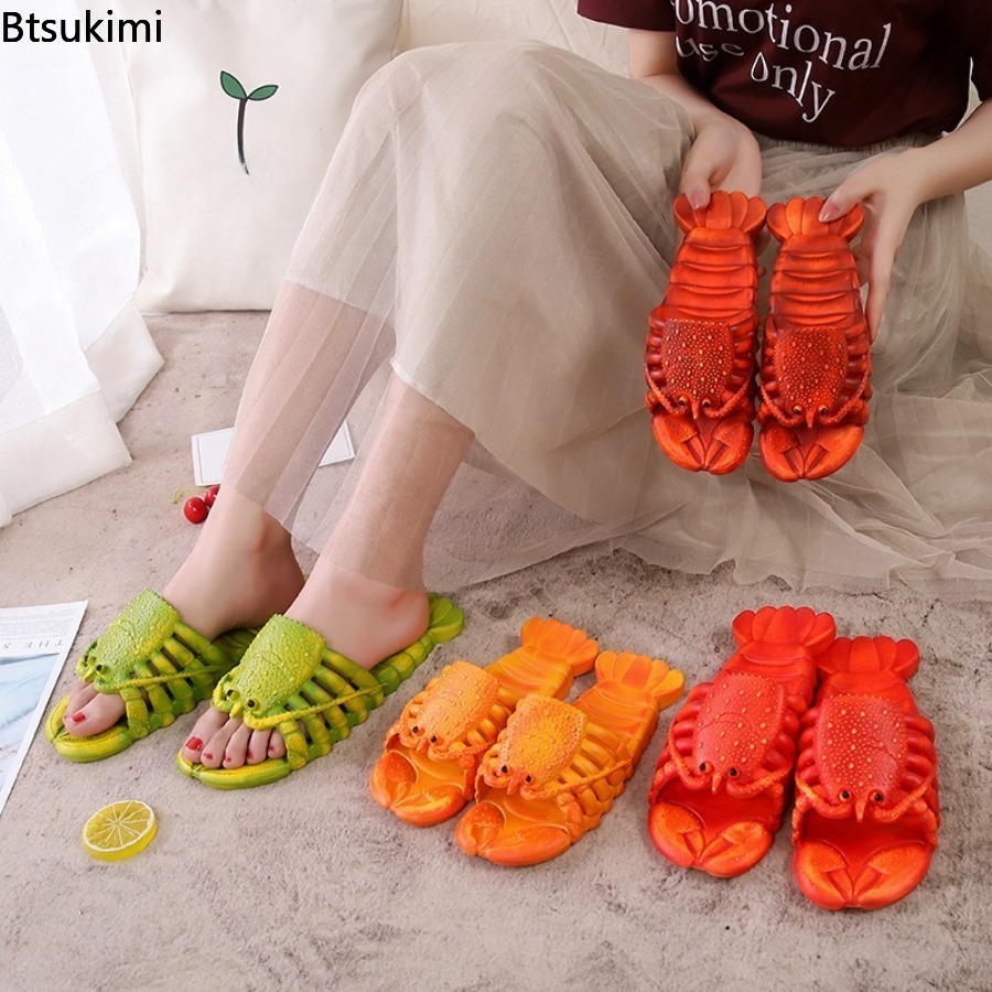 Sandal Lobster Kartun Musim Pa - Women'S Fashion For Summer 2026 ulasan dan harga