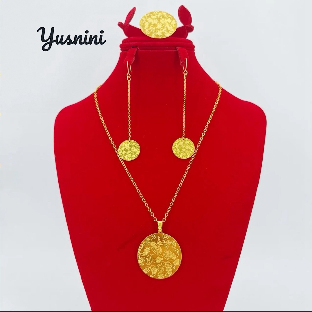 Perhiasan Set Kalung, Anting,  - Women'S Fashion Rings Gold ulasan dan harga
