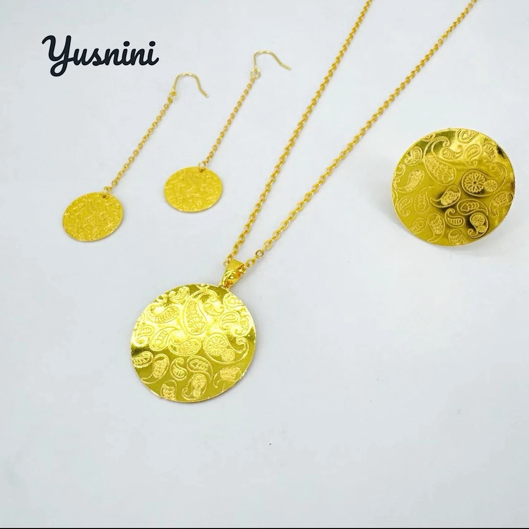 Perhiasan Set Kalung, Anting,  - Women'S Fashion Rings Gold ulasan dan harga