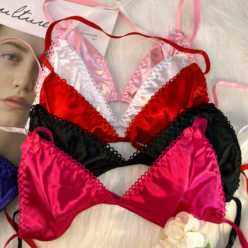 Set Bra Segitiga dan G-string  - Women'S Fashion Underwear ulasan dan harga