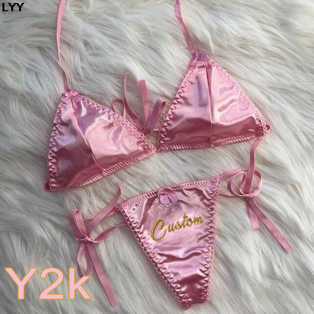 Set Bra Segitiga dan G-string  - Women'S Fashion Underwear ulasan dan harga