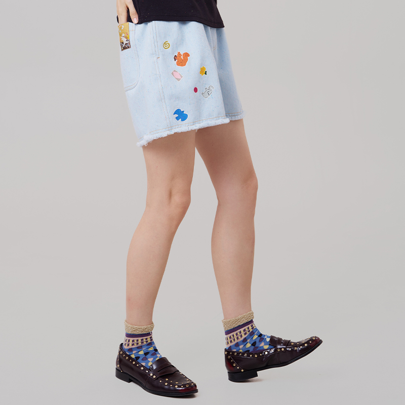 MOVEUP Celana Pendek Denim Kak - Denim Shorts Women ulasan dan harga