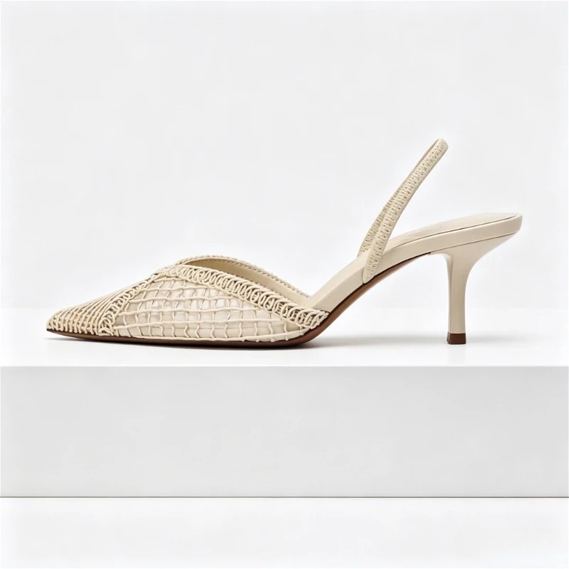 Sandal Bertumit Tenun Jaring S - Women'S Fashion Brands ulasan dan harga