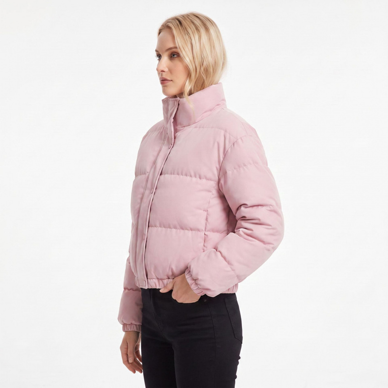 Jaket Puffer Kerah Tinggi Pend - Women'S Fashion Petite ulasan dan harga