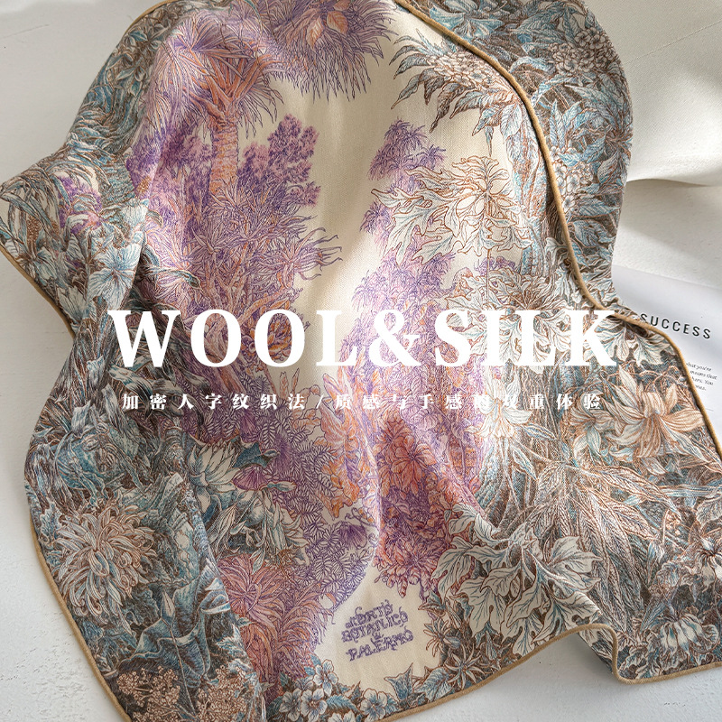 Syal Wol Sutra Wanita Foulard  - Women'S Fashion Petite ulasan dan harga