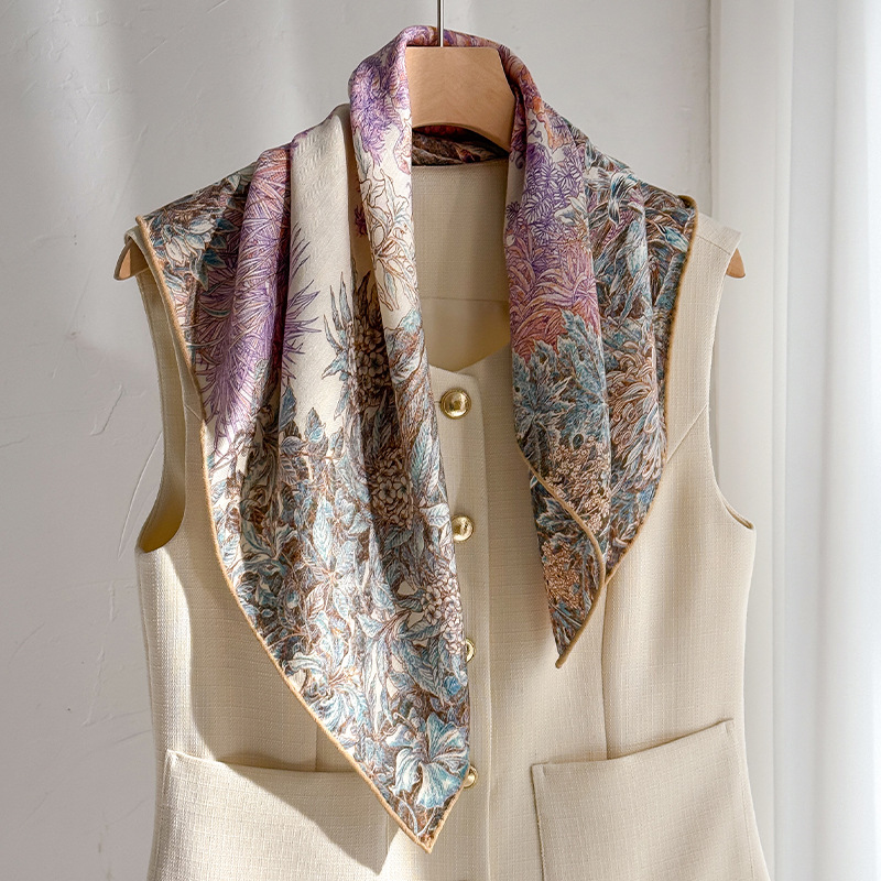 Syal Wol Sutra Wanita Foulard  - Women'S Fashion Petite ulasan dan harga
