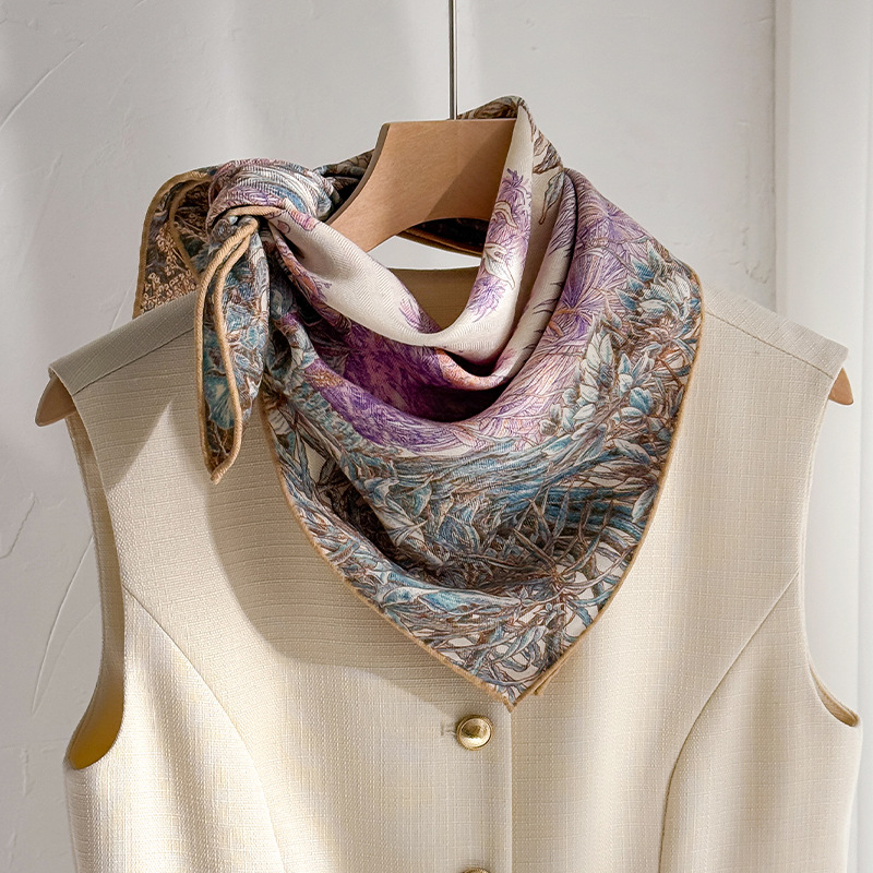 Syal Wol Sutra Wanita Foulard  - Women'S Fashion Petite ulasan dan harga